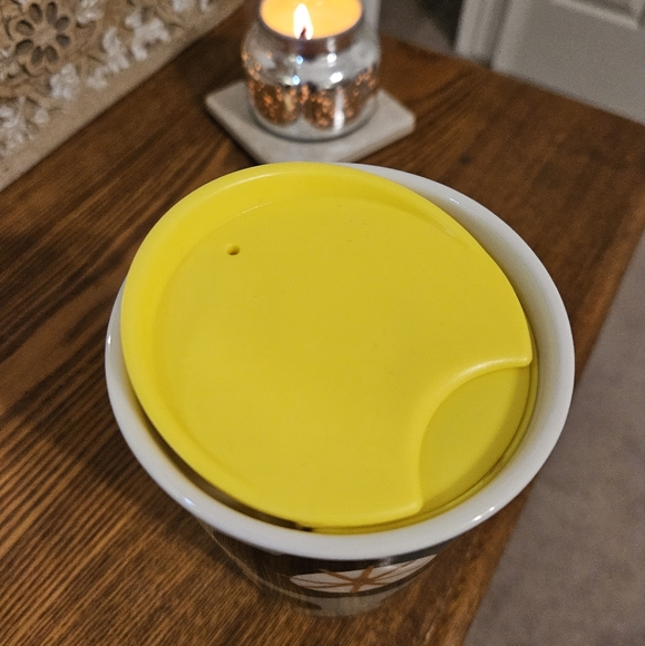 Green Spring Black Floral Starbucks Coffee/Tea tumbler 12 fl oz - Picture 3 of 5